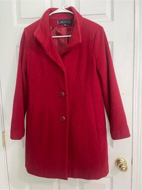 Anne Klein Red Coat